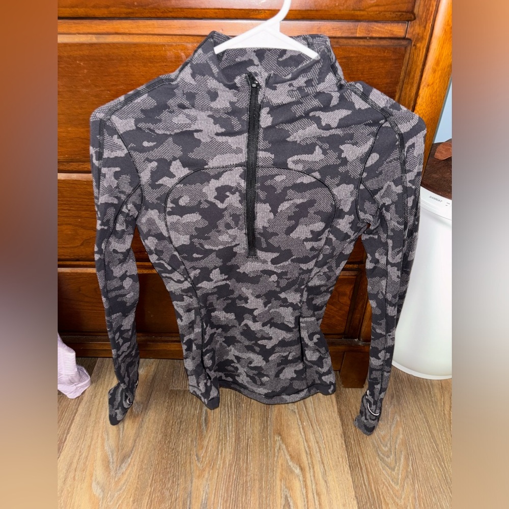 LULULEMON half-zip jacket.